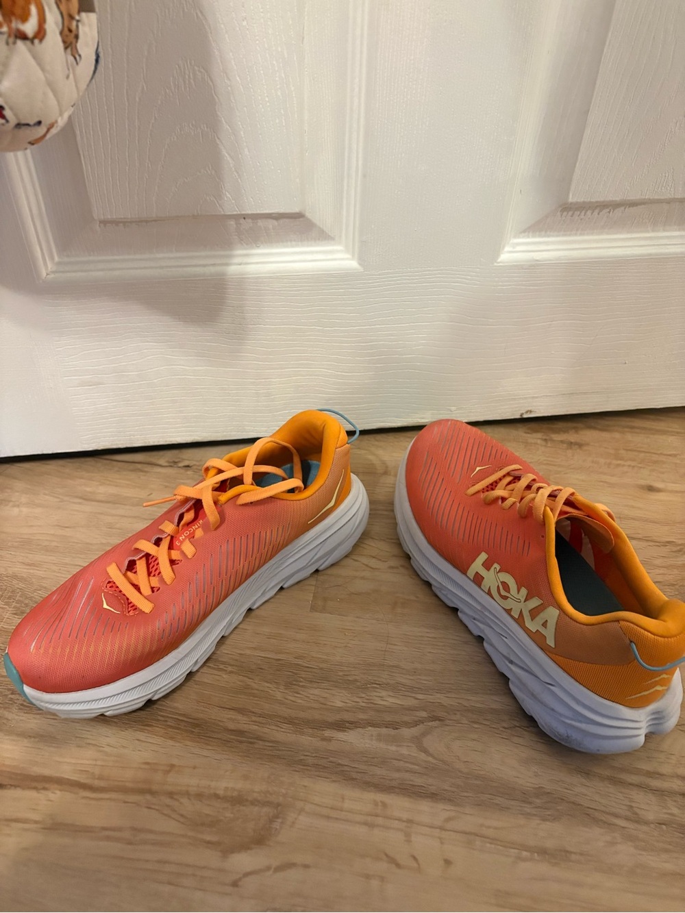 Hoka Women’s Rincon Sunset Coral and Orange